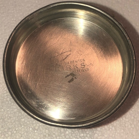 Vtg Birks Pewter Childs Mini Cup Mug Alphabet Letters Numbers Space To Engrave - Picture 8 of 9